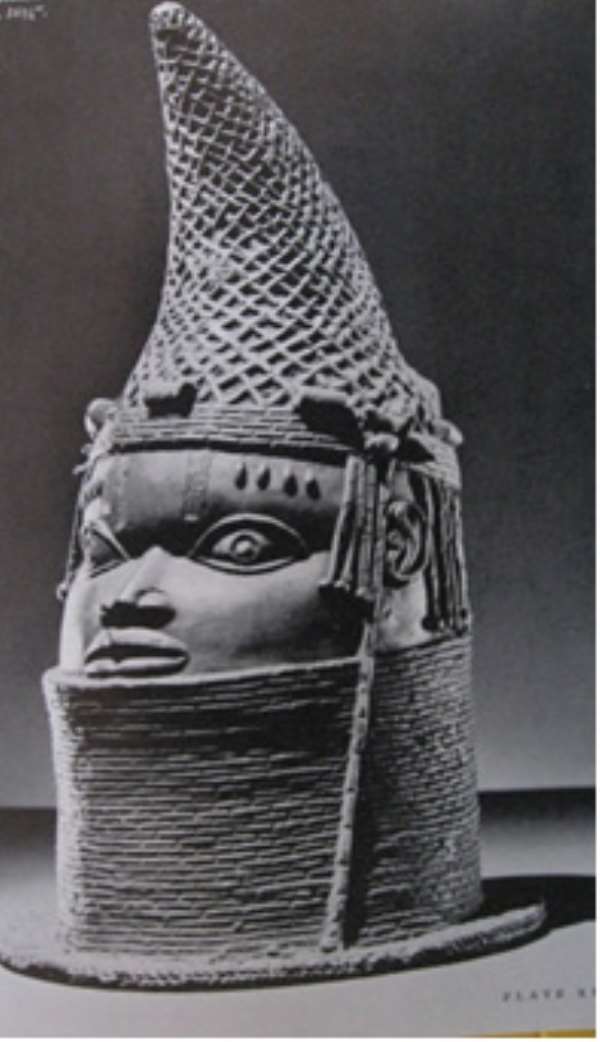 Commemorative head of a Queen-Mother, Benin, Nigeria, now in Field Museum, Chicago, United States of America.